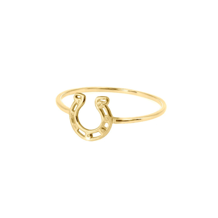 ANELLO IN ORO FERRO DI CAVALLO