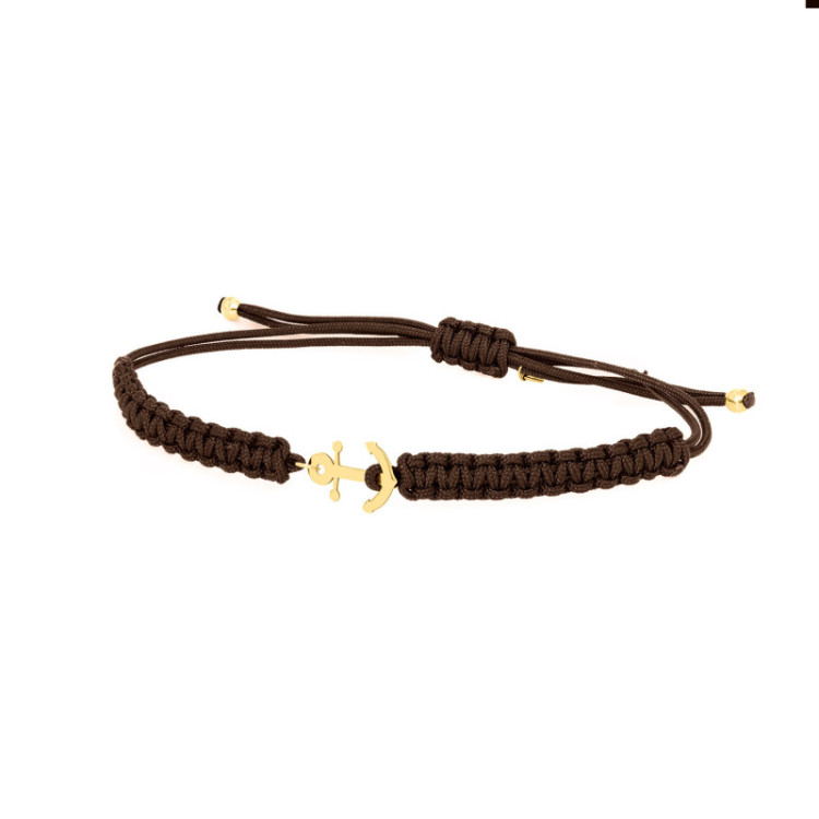 BRACCIALE CORDINO ANCORA IN ORO BRACCIALE CORDINO ANCORA IN ORO