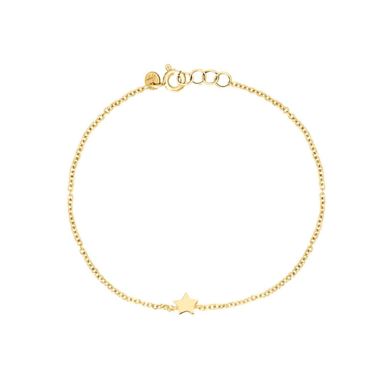 BRACCIALE IN ORO STELLA