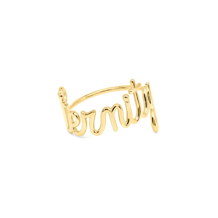 ANELLO IN ORO LETTERE