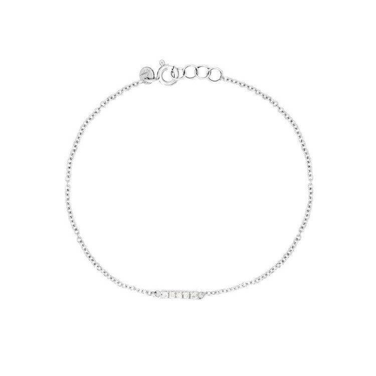BRACCIALE IN ORO BARRETTA IN BRILLANTI