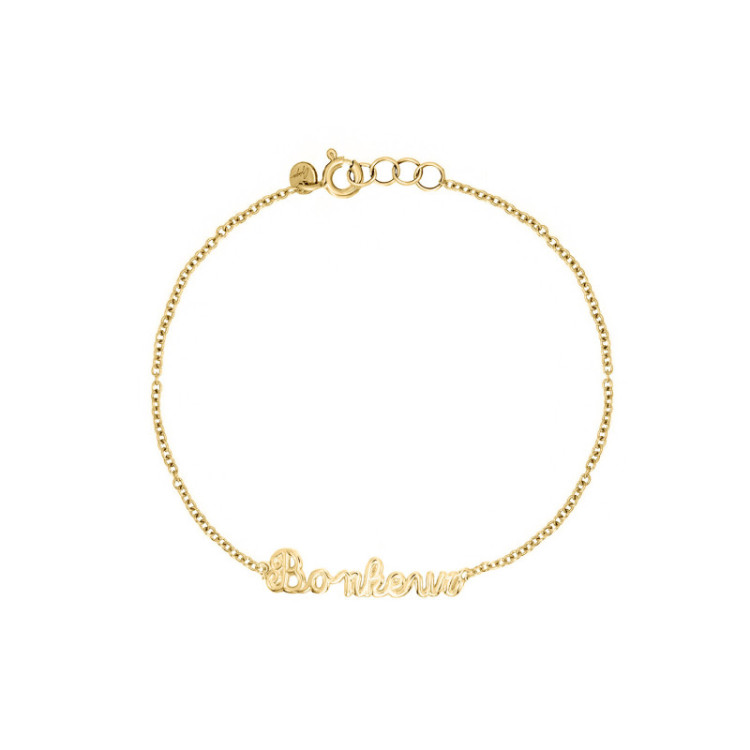 BRACCIALE IN ORO LETTERE