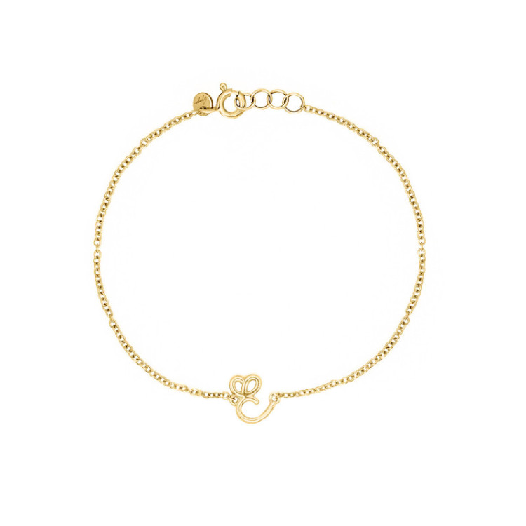 BRACCIALE IN ORO LETTERA