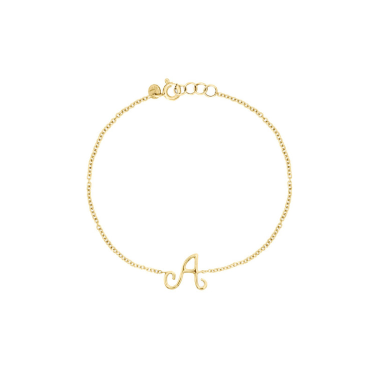BRACCIALE IN ORO LETTERA