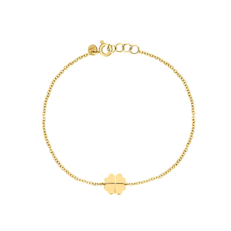 BRACCIALE IN ORO QUADRIFOGLIO
