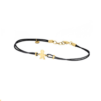 BRACCIALE BIMBO IN ORO SU CORDINO