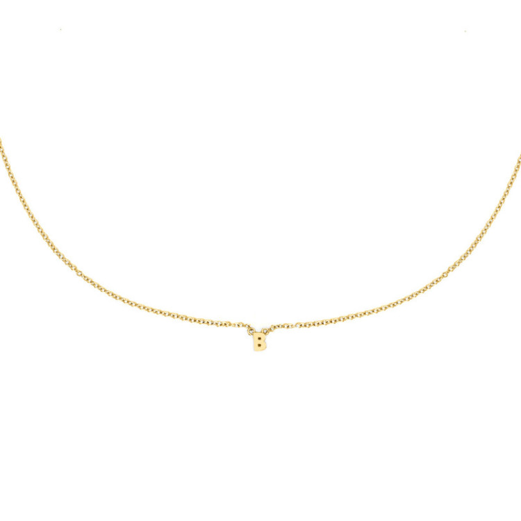 GIROCOLLO IN ORO CON LETTERE