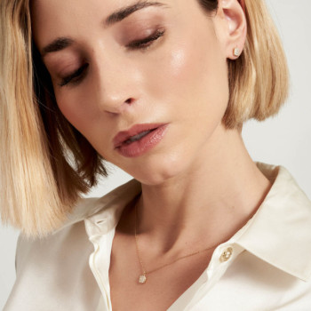 GIROCOLLO IN ORO QUADRATO IN BRILLANTI