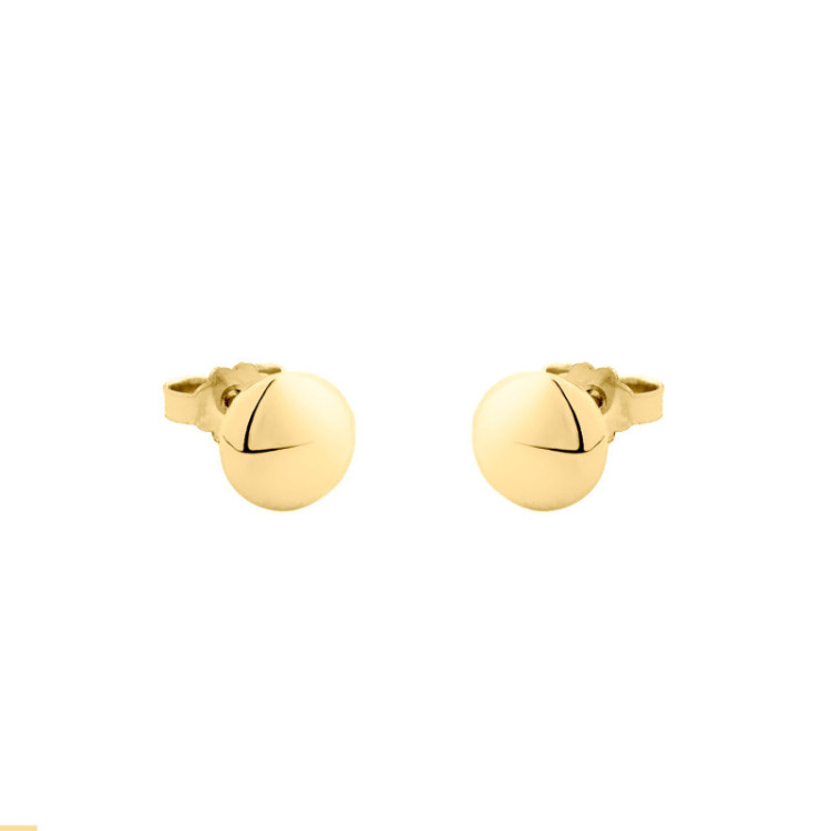 ORECCHINI IN ORO TONDO