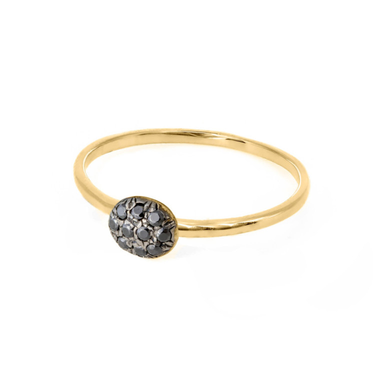 ANELLO IN ORO 9KT OVALE IN BRILLANTI ANELLO IN ORO 9KT OVALE IN BRILLANTI