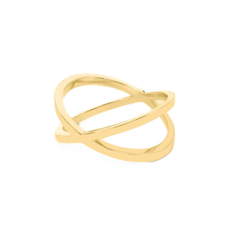 ANELLO IN ORO 9KT INCROCIO ANELLO IN ORO 9KT INCROCIO