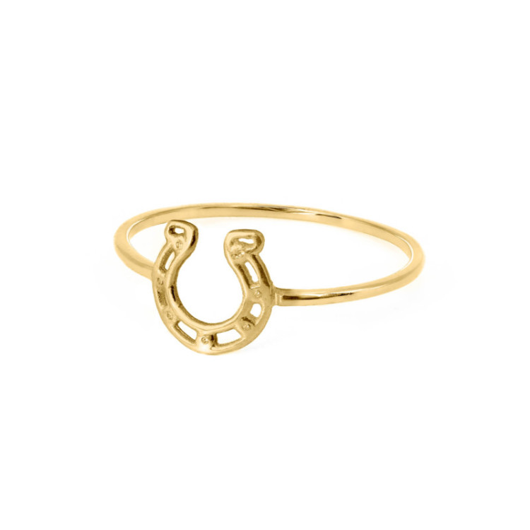 ANELLO IN ORO 9KT FERRO DI CAVALLO ANELLO IN ORO 9KT FERRO DI CAVALLO
