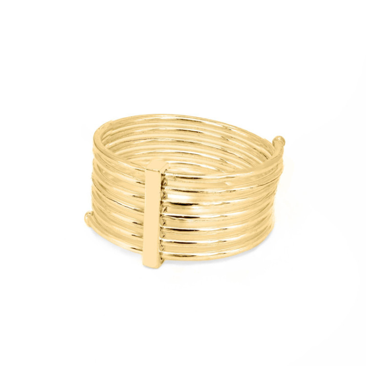 ANELLO SPIRALE IN ORO 9KT BACCHETTA ANELLO SPIRALE IN ORO 9KT BACCHETTA