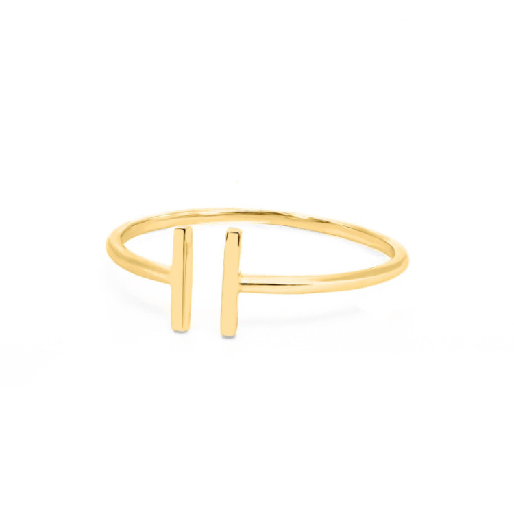 ANELLO IN ORO 9KT BACCHETTE ANELLO IN ORO 9KT BACCHETTE