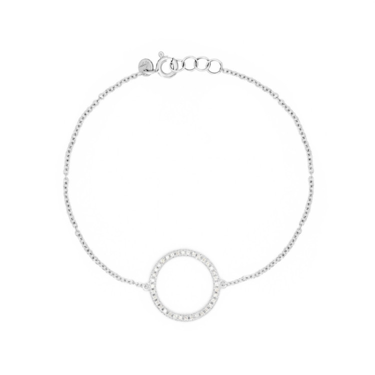 BRACCIALE IN ORO 9KT CERCHIO IN BRILLANTI BRACCIALE IN ORO 9KT CERCHIO IN BRILLANTI