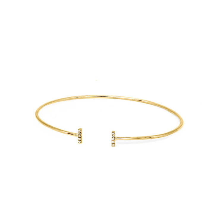 MANCHETTE IN ORO 9KT BACCHETTE IN BRILLANTI MANCHETTE IN ORO 9KT BACCHETTE IN BRILLANTI