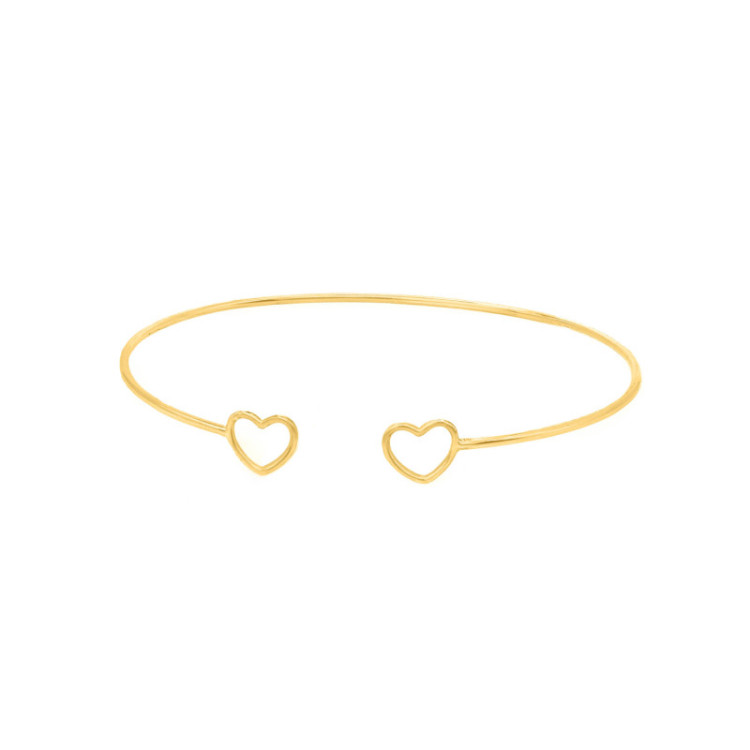 MANCHETTE IN ORO 9KT CUORI MANCHETTE IN ORO 9KT CUORI