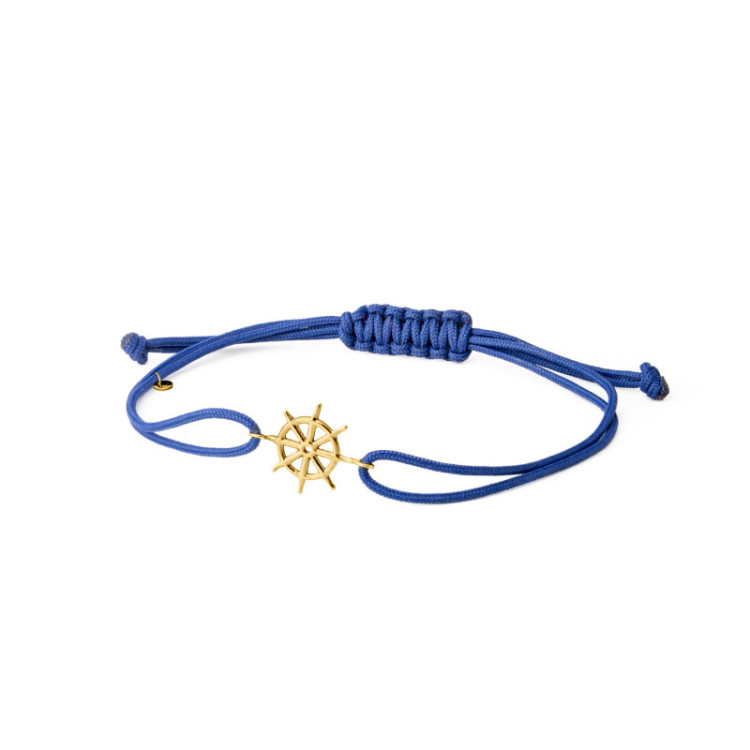 BRACCIALE CORDINO TIMONE IN ORO 9KT BRACCIALE CORDINO TIMONE IN ORO 9KT