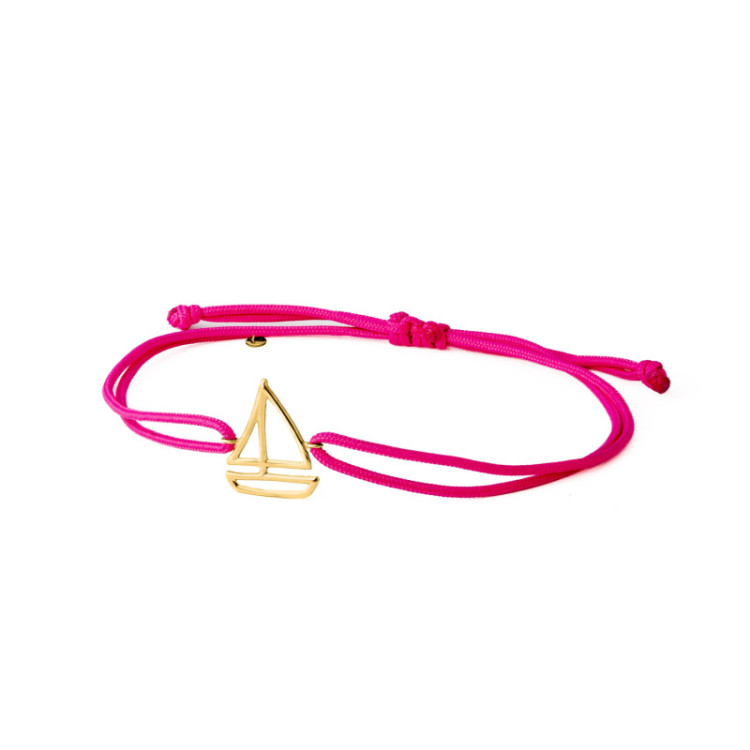 BRACCIALE CORDINO BARCA VELA IN ORO 9KT BRACCIALE CORDINO BARCA VELA IN ORO 9KT