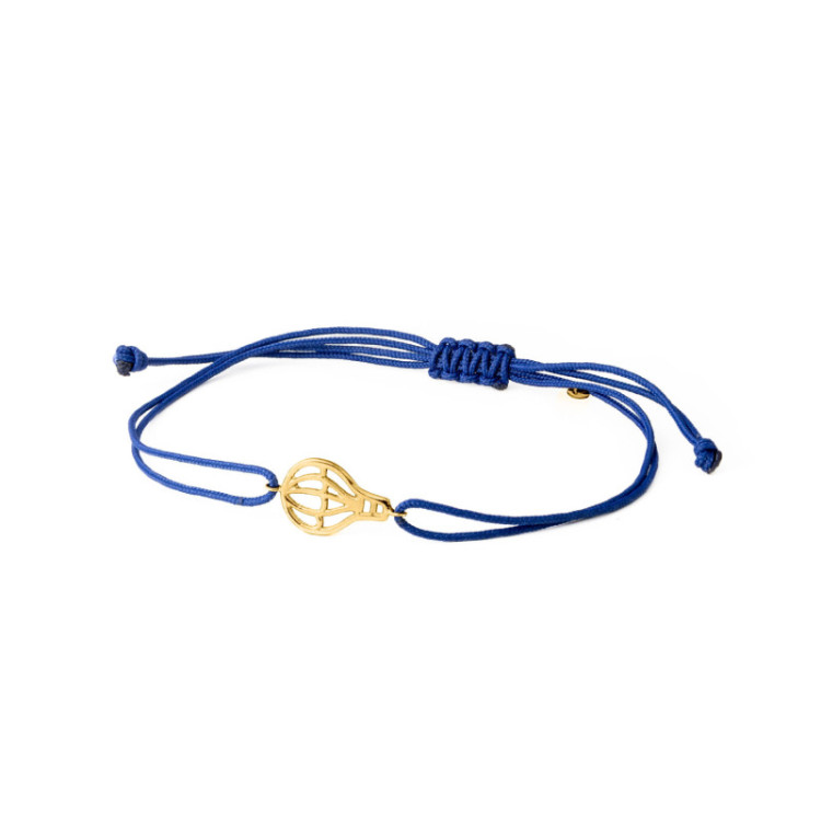 BRACCIALE CORDINO MONGOLFIERA IN ORO 9KT BRACCIALE CORDINO MONGOLFIERA IN ORO 9KT