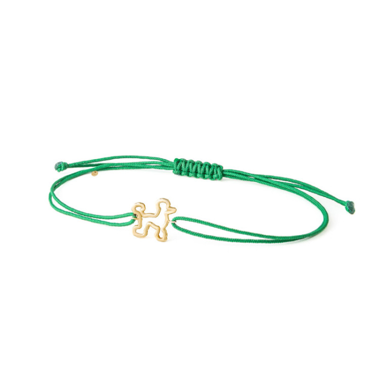 BRACCIALE CORDINO CANE IN ORO 9KT BRACCIALE CORDINO CANE IN ORO 9KT