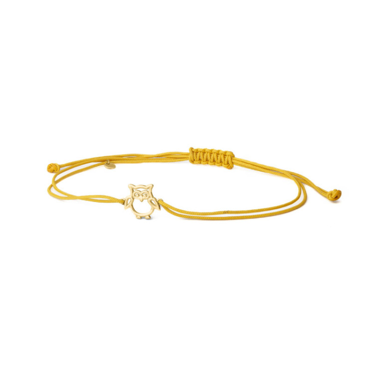 BRACCIALE CORDINO CIVETTA IN ORO 9KT BRACCIALE CORDINO CIVETTA IN ORO 9KT