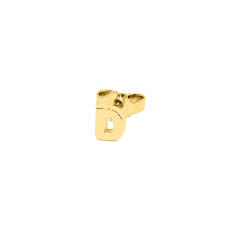 ORECCHINO IN ORO CON LETTERA ORECCHINO IN ORO CON LETTERA