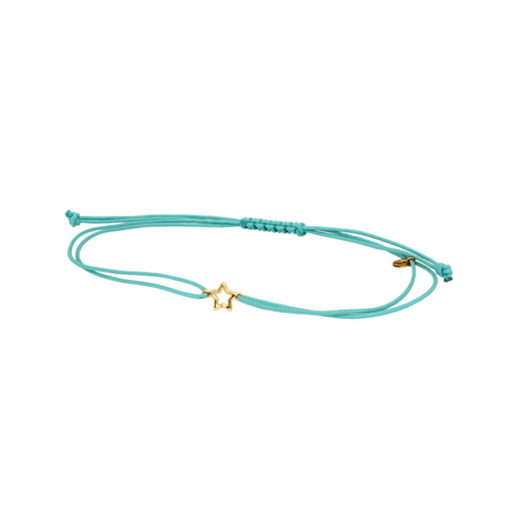 BRACCIALE CORDINO STELLA IN ORO 9KT BRACCIALE CORDINO STELLA IN ORO 9KT