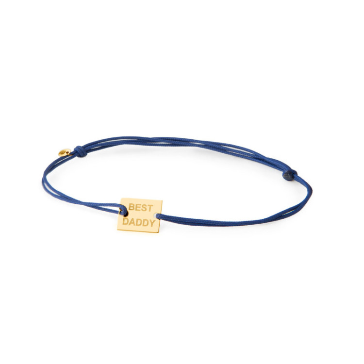 BRACCIALE CORDINO RETTANGOLO IN ORO 9KT INCISO BRACCIALE CORDINO RETTANGOLO IN ORO 9KT INCISO
