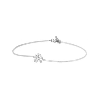 MANCHETTE IN ORO 9KT LETTERE IN BRILLANTI