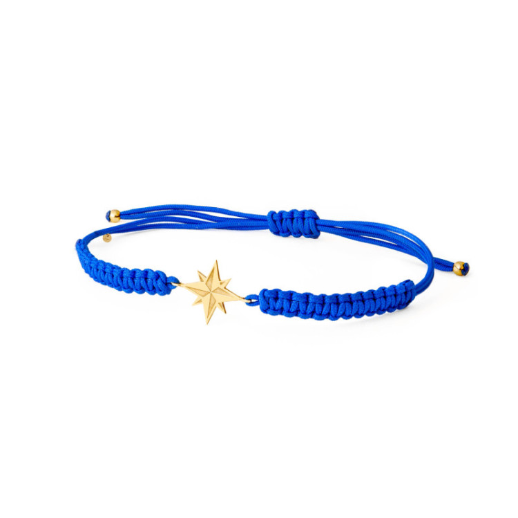 BRACCIALE CORDINO STELLA POLARE IN ORO 9KT BRACCIALE CORDINO STELLA POLARE IN ORO 9KT