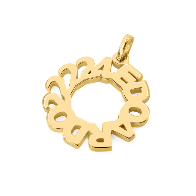 CIONDOLO IN ORO 9KT CON LETTERE CIONDOLO IN ORO 9KT CON LETTERE
