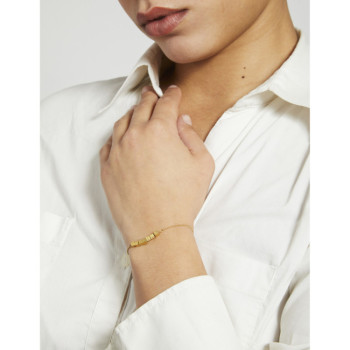 BRACCIALE IN ORO DADINI INCISI