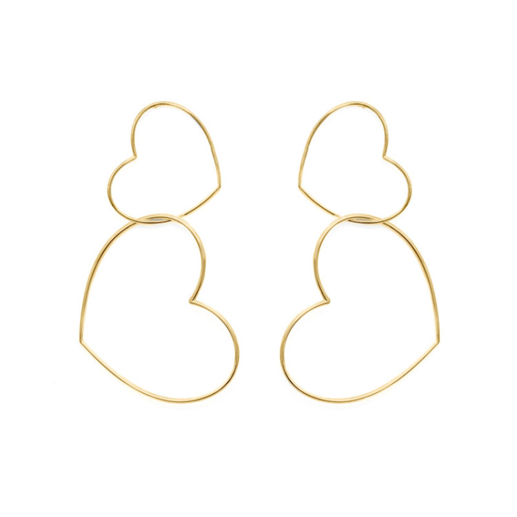 ORECCHINI IN ORO 9KT CUORI ORECCHINI IN ORO 9KT CUORI