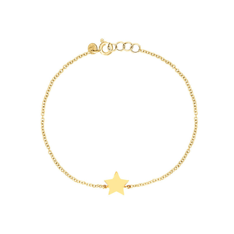 BRACCIALE IN ORO STELLA