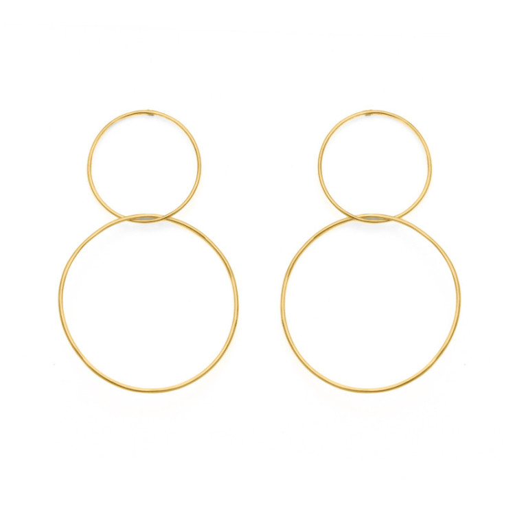 ORECCHINI IN ORO 9KT CON CERCHI ORECCHINI IN ORO 9KT CON CERCHI