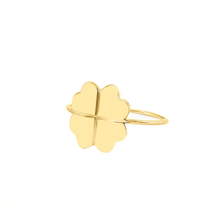ANELLO IN ORO QUADRIFOGLIO
