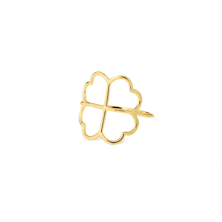 ANELLO IN ORO QUADRIFOGLIO