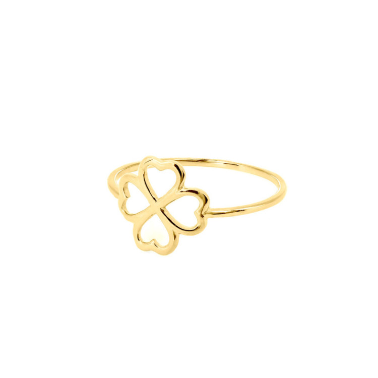 ANELLO IN ORO QUADRIFOGLIO