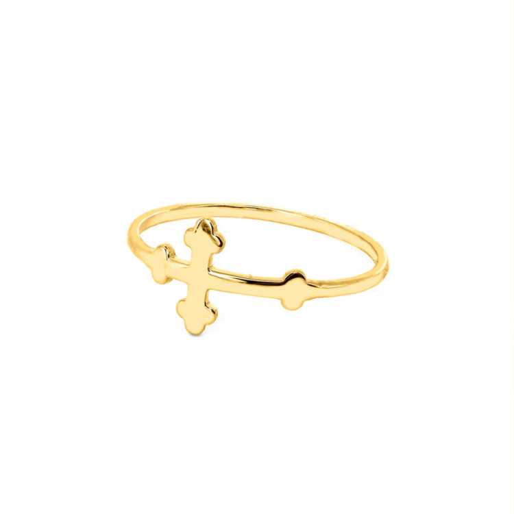 ANELLO IN ORO CROCE ANELLO IN ORO CROCE