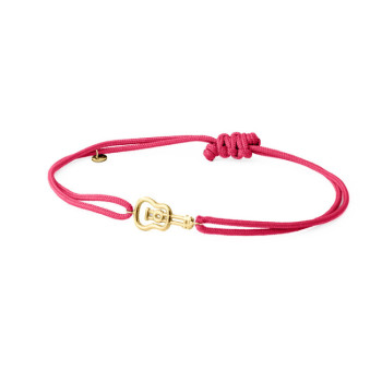BRACCIALE IN ORO CON CHITARRA E CORDINO