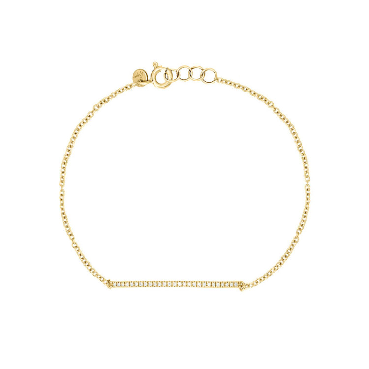 BRACCIALE IN ORO BARRETTA IN BRILLANTI