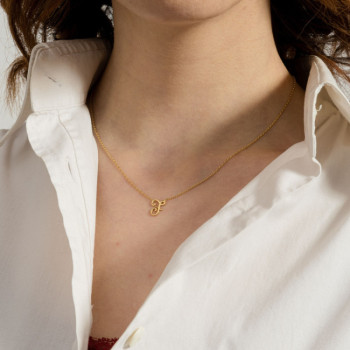 GIROCOLLO IN ORO LETTERA