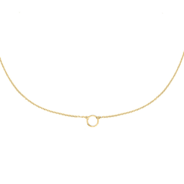 GIROCOLLO IN ORO CERCHIO