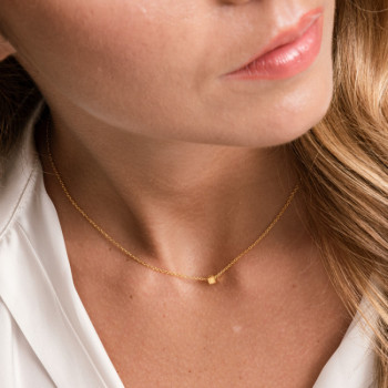 GIROCOLLO IN ORO DADINI INCISI