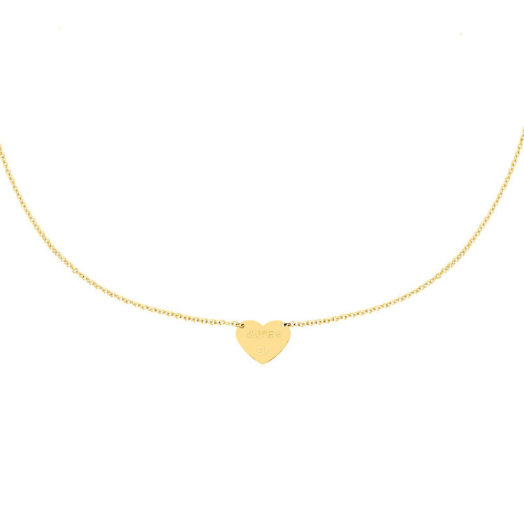 GIROCOLLO IN ORO CUORE INCISO