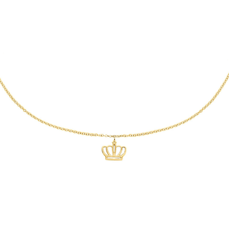 GIROCOLLO IN ORO CORONA