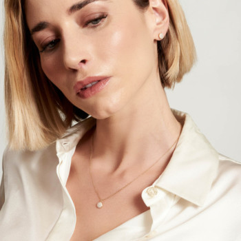 GIROCOLLO IN ORO TONDO IN BRILLANTI