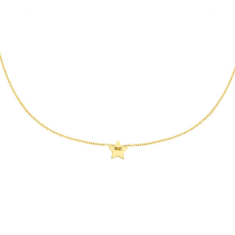 GIROCOLLO IN ORO STELLA