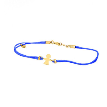 BRACCIALE BIMBA IN ORO SU CORDINO